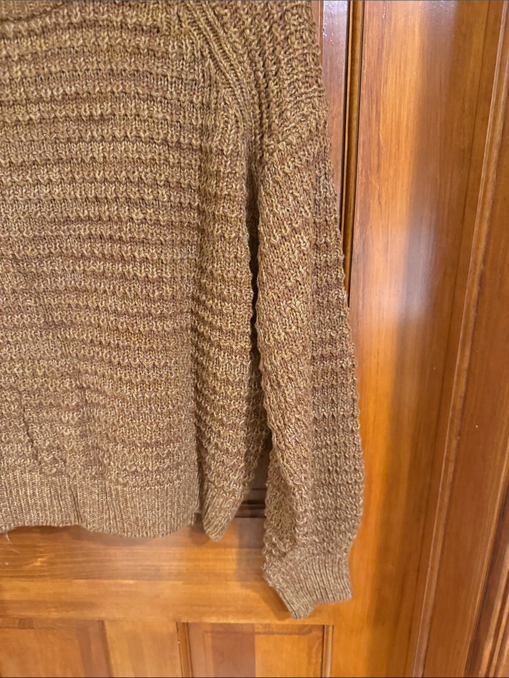 Universal Thread Rust Brown Textured Crewneck Sweater - Picture 5 of 7